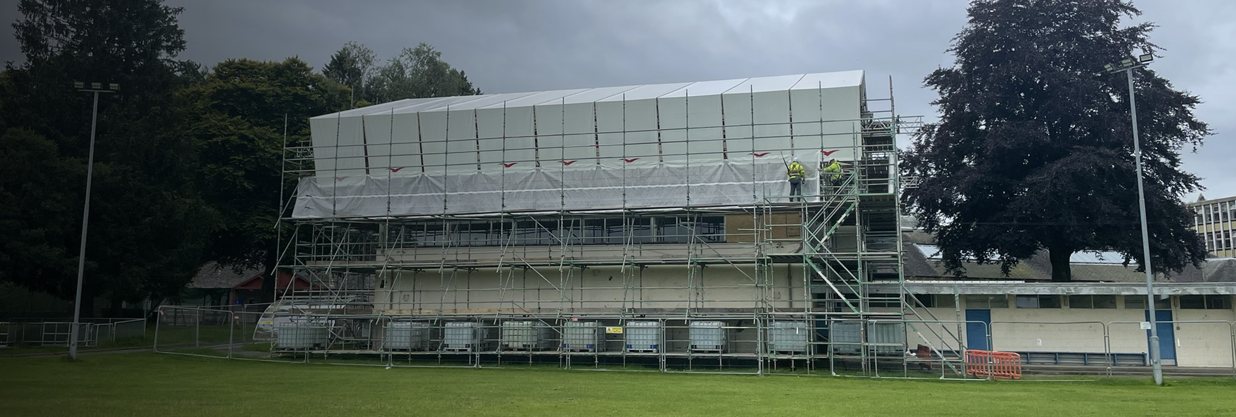 RAAC Removal and Gym Hall Refurbishment at Queen Victoria School, Dunblane