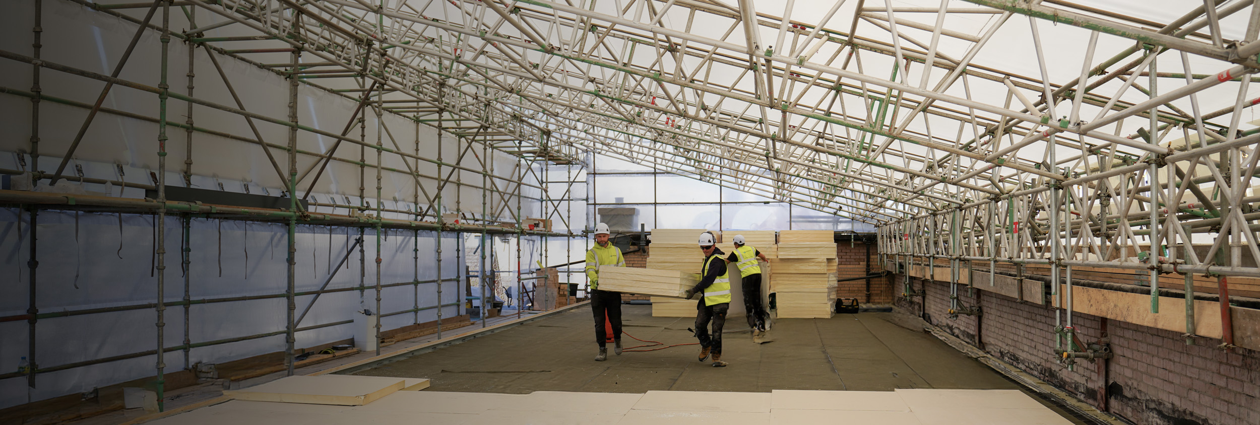 RAAC Roof Replacement in a Live Food Production Facility
