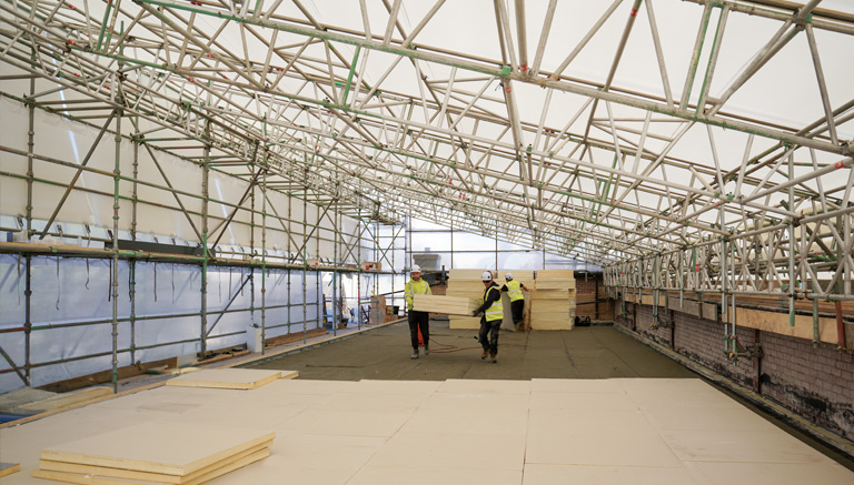 RAAC Roof Replacement in a Live Food Production Facility